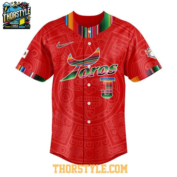 Toros de Tijuana Mexican Heritage 2025 Celebration Baseball Jersey