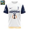 Tottenham Hotspurs Europa League 2024 2025 Champions Celebrating Hoodie T Shirt