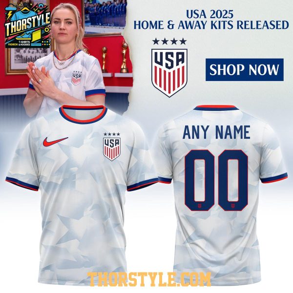 USA Soccer Team USNT 2025 Brilliant Home Stadium Personalized Hoodie T-Shirt