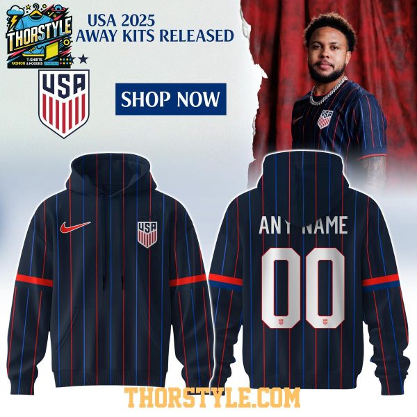 USA Soccer Team USNT 2025 Heartbeat Away Stadium Proud Hoodie T-Shirt