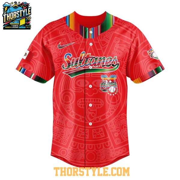 Uniforme Sultanes de Monterrey Mexican Heritage 2025 Celebration Baseball Jersey