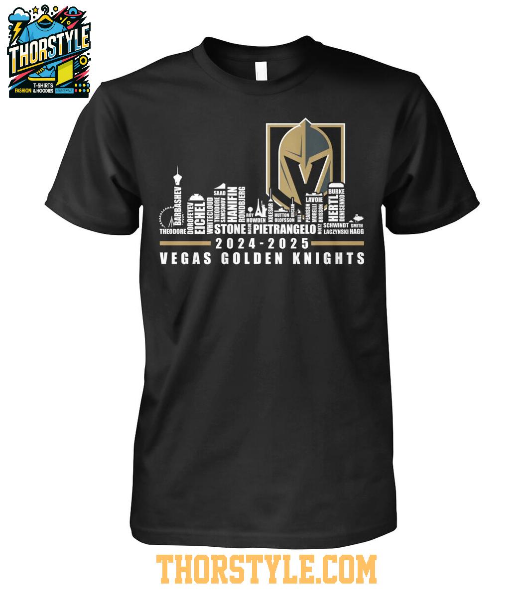 Vegas Golden Knights Thank You For The Memories 2024-2025 TShirt Vegas Golden Knights Thank You For The Memories 2024-2025 TShirt
