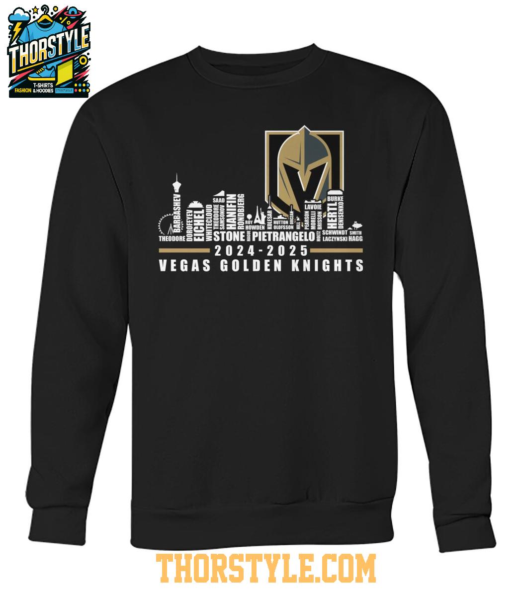 Vegas Golden Knights Thank You For The Memories 2024-2025 TShirt Vegas Golden Knights Thank You For The Memories 2024-2025 TShirt