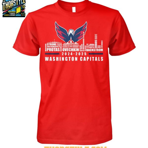 Washington Capitals Thank You For The Memories 2024-2025 TShirt