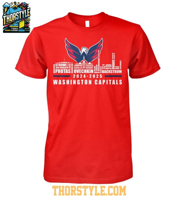 Washington Capitals Thank You For The Memories 2024-2025 TShirt