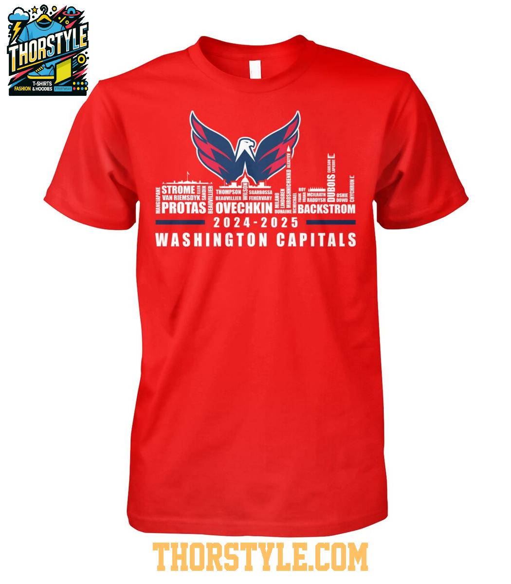 Washington Capitals Thank You For The Memories 2024-2025 TShirt Washington Capitals Thank You For The Memories 2024-2025 TShirt