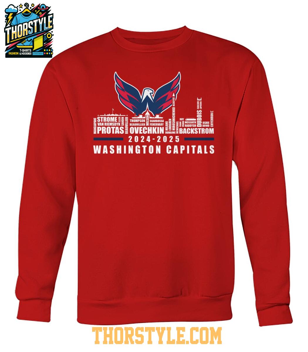 Washington Capitals Thank You For The Memories 2024-2025 TShirt Washington Capitals Thank You For The Memories 2024-2025 TShirt