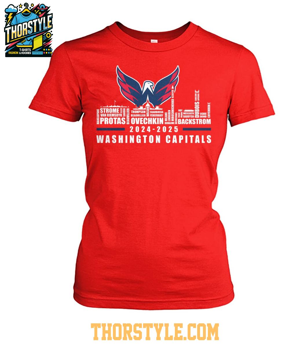 Washington Capitals Thank You For The Memories 2024-2025 TShirt Washington Capitals Thank You For The Memories 2024-2025 TShirt