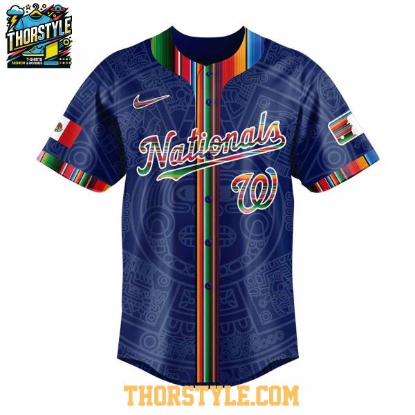 Washington Nationals Mexican Heritage Familia 2025 Personalized Baseball Jersey