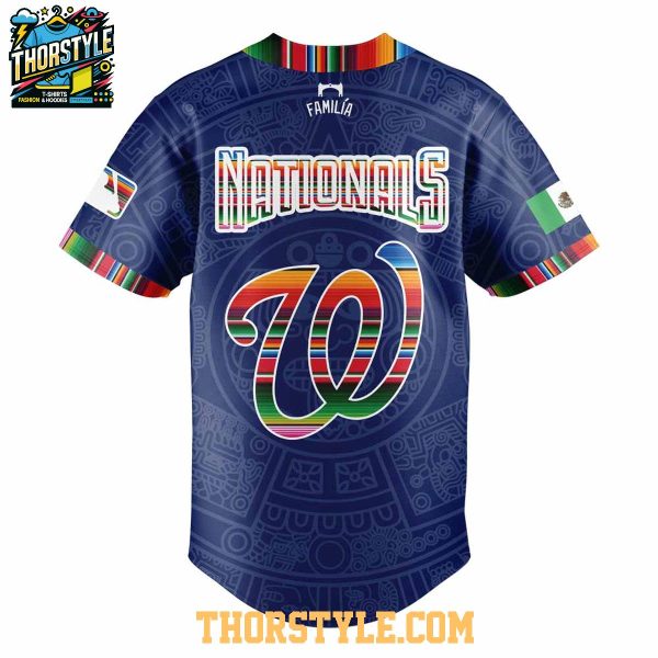 Washington Nationals Mexican Heritage Familia 2025 Personalized Baseball Jersey