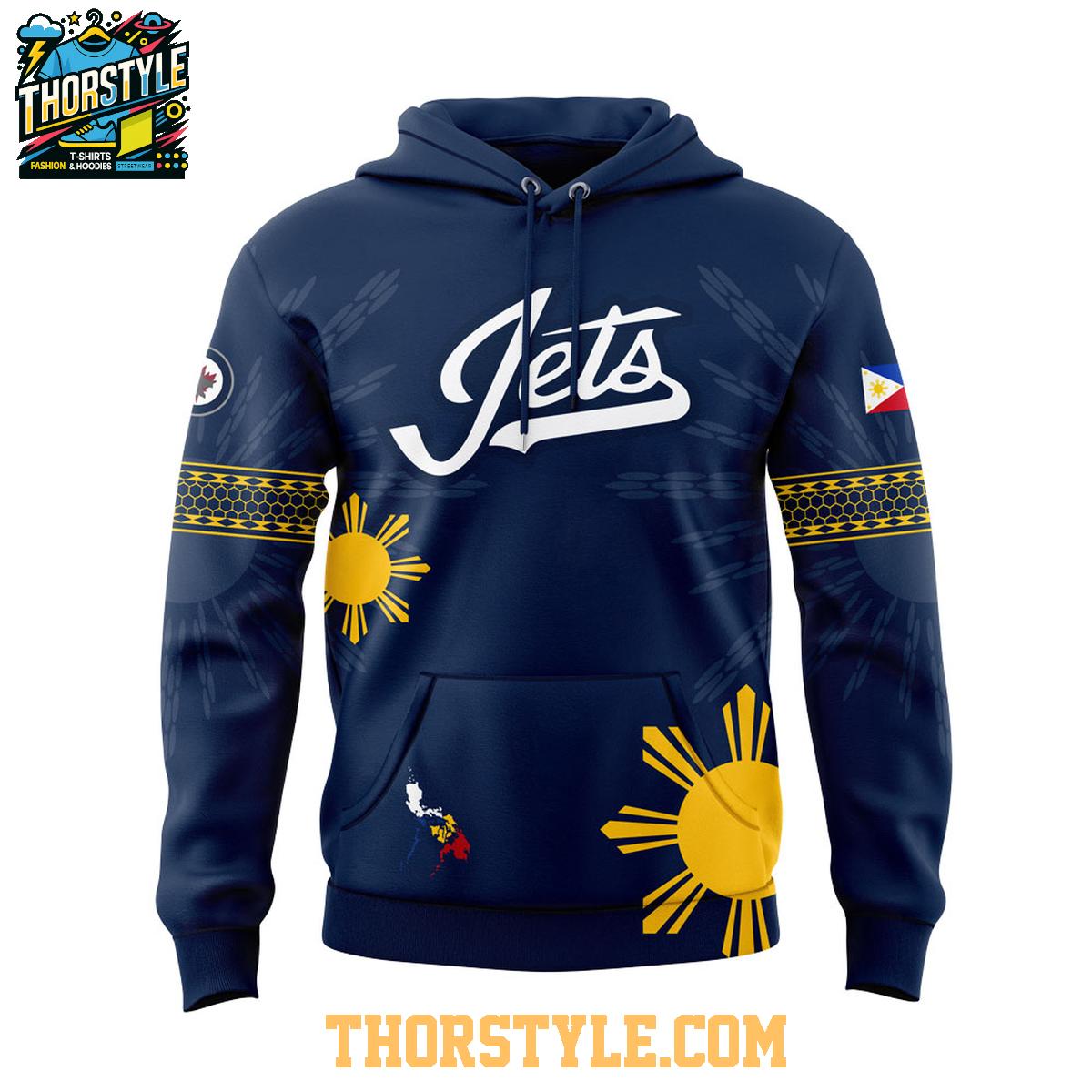Winnipeg Jets Filipino Heritage 2025 Let's Celebrate Hoodie T-Shirt Winnipeg Jets Filipino Heritage 2025 Let's Celebrate Hoodie T-Shirt