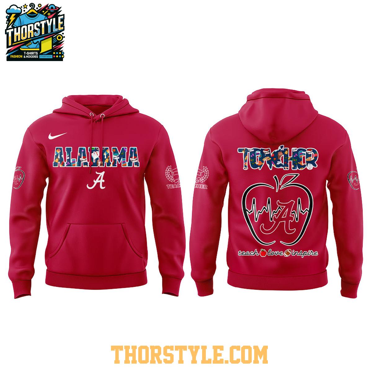 Alabama Crimson Teachers 2025 Day Of Appreciation Hoodie T-Shirt Alabama Crimson Teachers 2025 Day Of Appreciation Hoodie T-Shirt