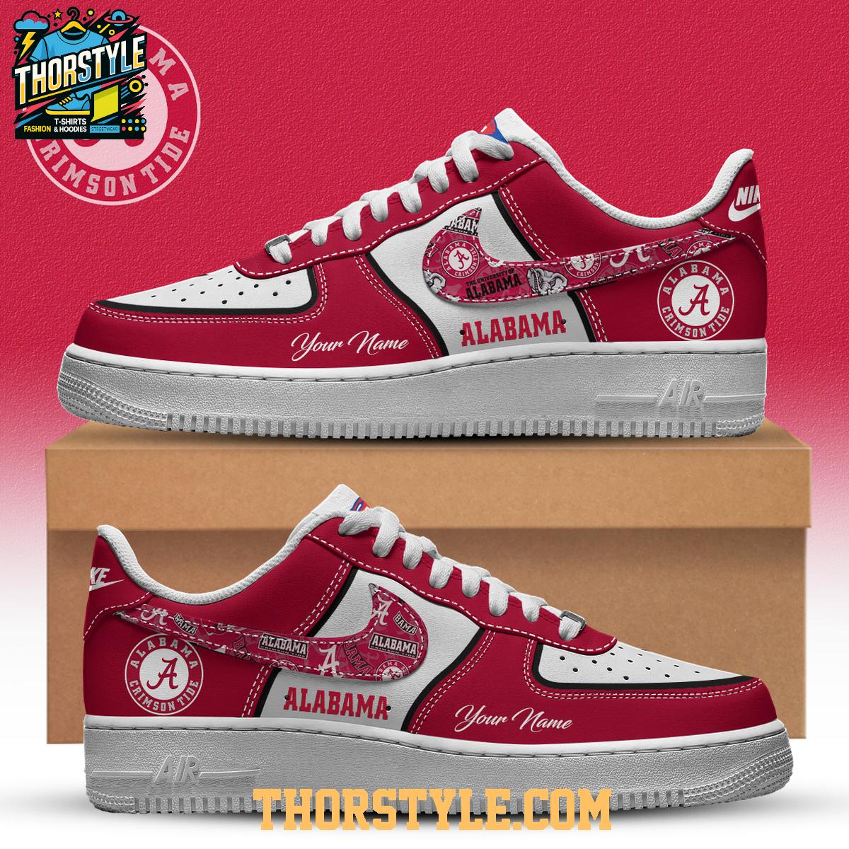 Alabama Crimson Tide Roll Tide Big 12 NCAA 2025 Personalized Air Force Alabama Crimson Tide Roll Tide Big 12 NCAA 2025 Personalized Air Force