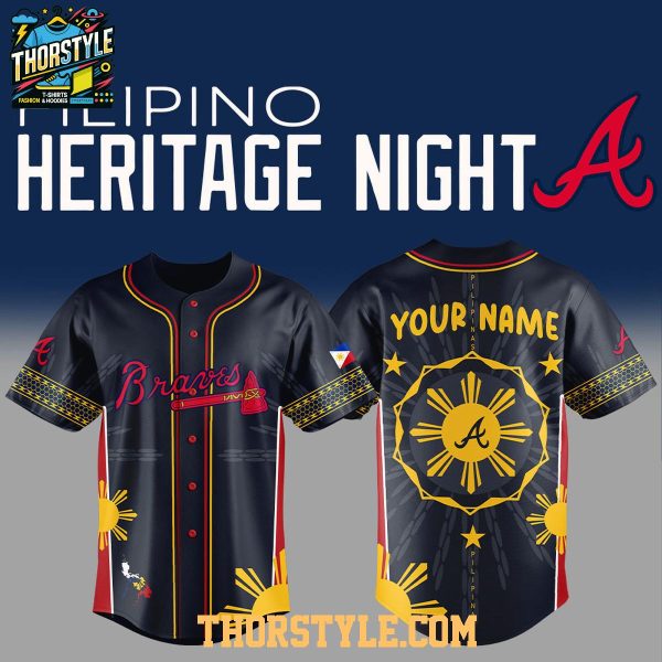 Atlanta Braves Pinoy Filipino Heritage 2025 Culture Baseball Jersey Atlanta Braves Pinoy Filipino Heritage 2025 Culture Baseball Jersey