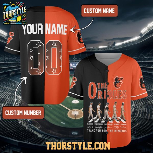 Baltimore Orioles Since 1954 Thank You Personalized Baseball Jersey Baltimore Orioles Since 1954 Thank You Personalized Baseball Jersey