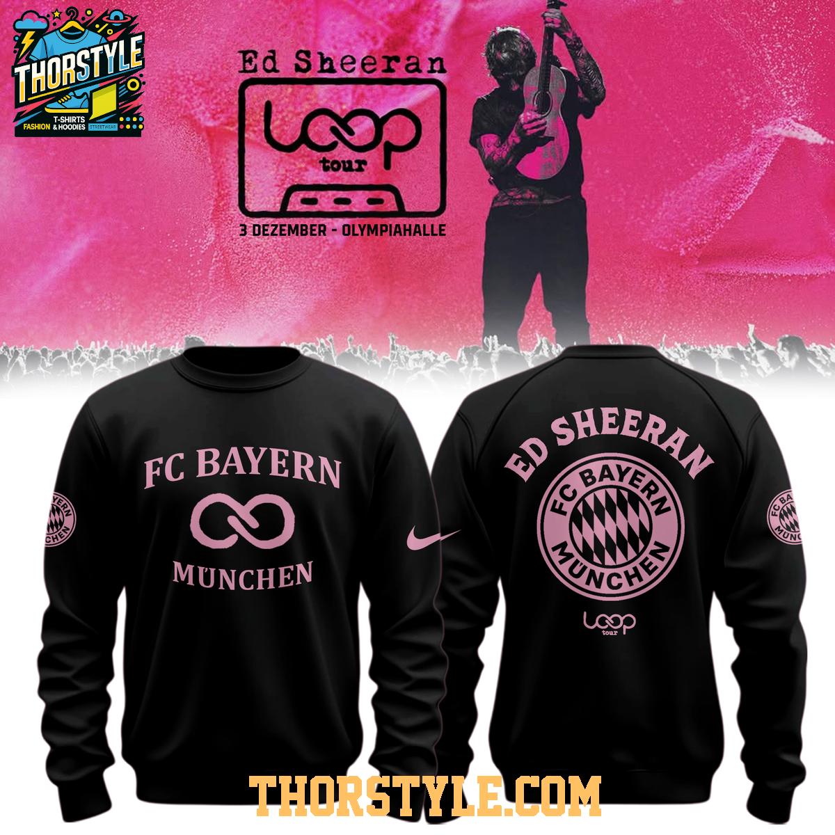 Bayern Munchen Bundesliga Ed Sheeran Loop Tour 2025 Celebration Hoodie T-Shirt Bayern Munchen Bundesliga Ed Sheeran Loop Tour 2025 Celebration Hoodie T-Shirt