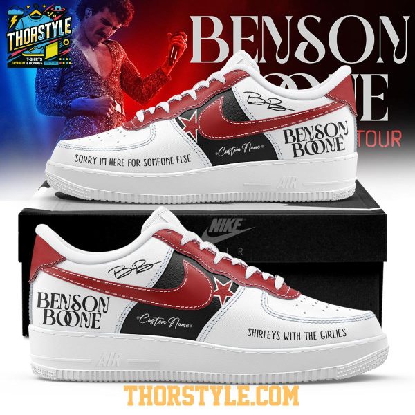 Benson Boone American Heart Tour 2025 Air Force 1 Shoes