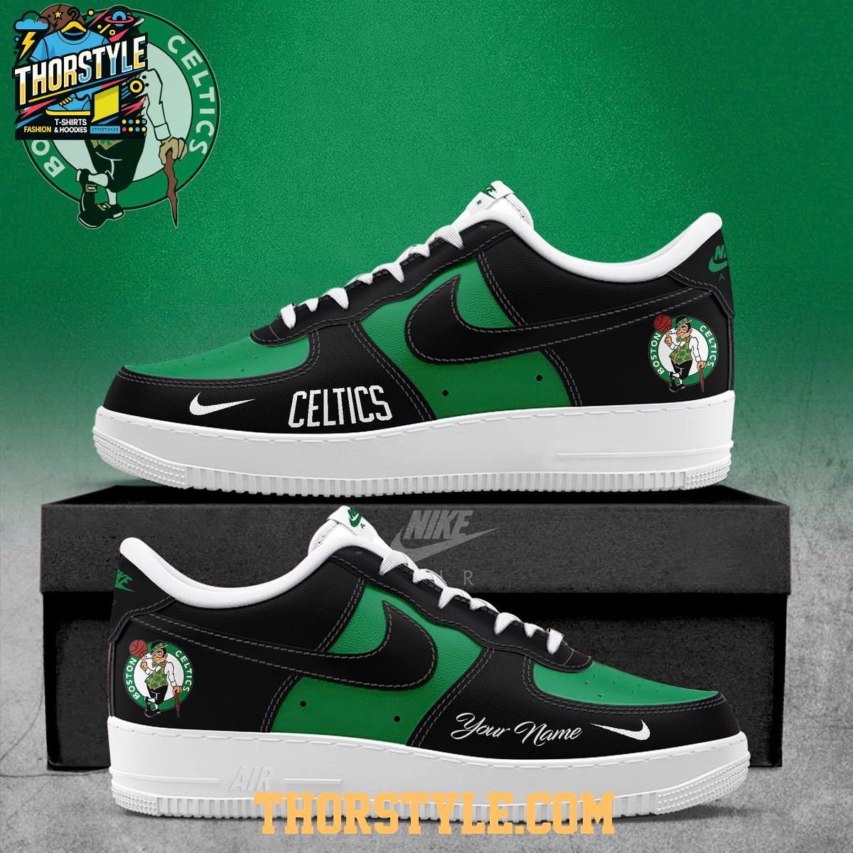 Boston Celtics 2025 NBA Champions Personalized Air Force 1 Shoes Boston Celtics 2025 NBA Champions Personalized Air Force 1 Shoes