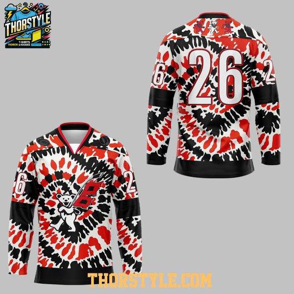 Carolina Hurricanes Grateful Dead 1965-2025 Personalized Hockey Jersey