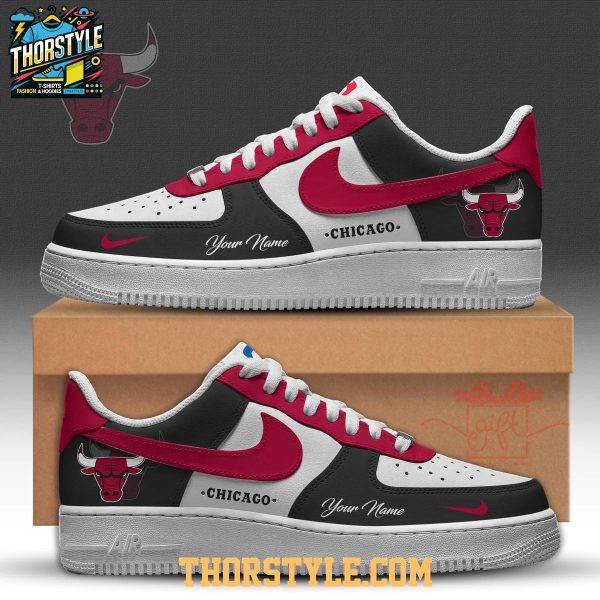 Chicago Bulls 2025 NBA Championship Personalized Air Force 1 Shoes