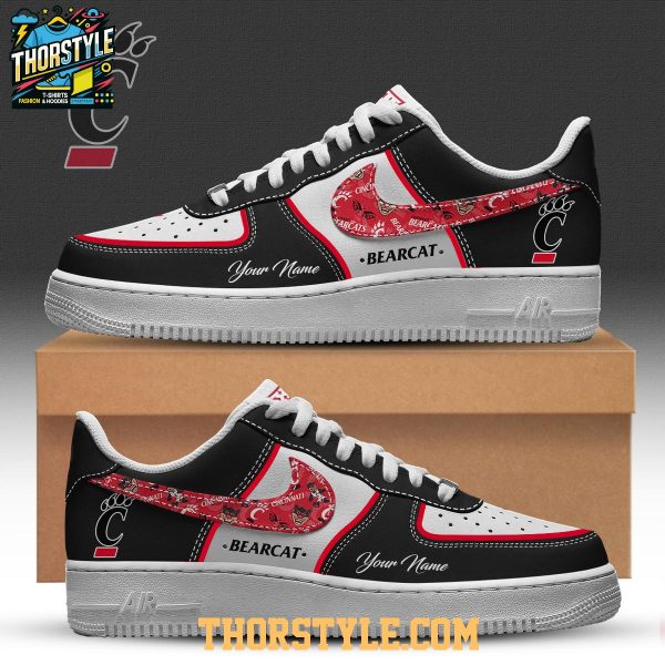 Cincinnati Bearcats Go Bearcats Big 12 NCAA 2025 Personalized Air Force 1 Shoes