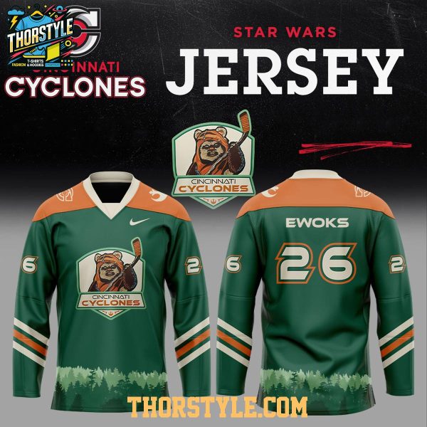 Cincinnati Cyclones Star Wars Night 2025 Chewbacca Hockey Jersey Cincinnati Cyclones Star Wars Night 2025 Chewbacca Hockey Jersey