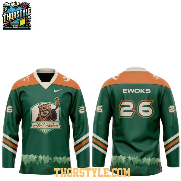 Cincinnati Cyclones Star Wars Night 2025 Chewbacca Hockey Jersey