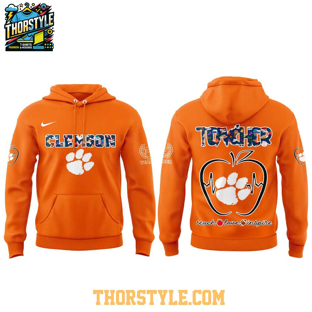 Clemson Tigers Teachers 2025 Day Of Appreciation Hoodie T-Shirt Clemson Tigers Teachers 2025 Day Of Appreciation Hoodie T-Shirt