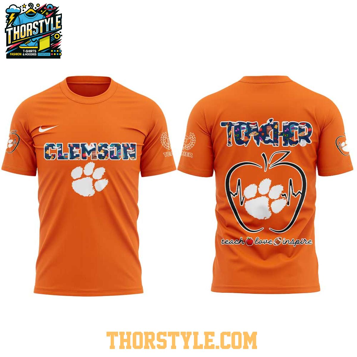Clemson Tigers Teachers 2025 Day Of Appreciation Hoodie T-Shirt Clemson Tigers Teachers 2025 Day Of Appreciation Hoodie T-Shirt