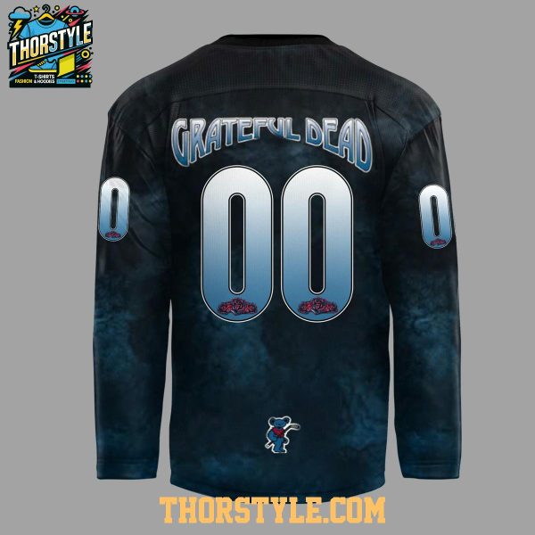 Colorado Avalanche Grateful Dead 1965-2025 Personalized Hockey Jersey