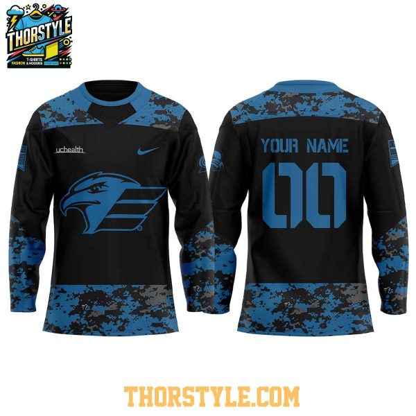 Colorado Eagles Military Appreciation Night Personalized Hockey Jersey