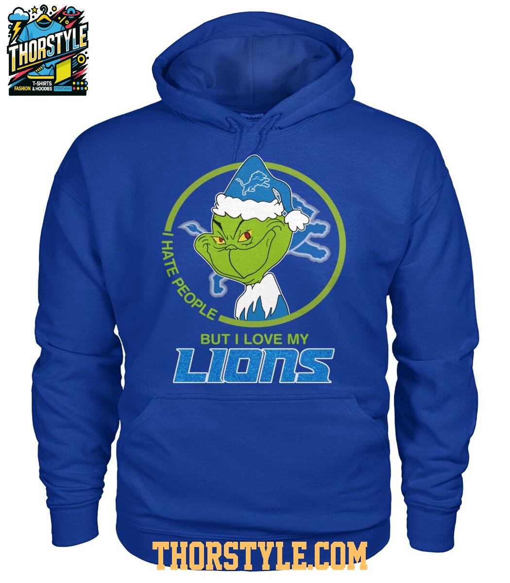 Detroit Lions Grinch Hates People But Loves Football Xmas 2025 T-Shirt Detroit Lions Grinch Hates People But Loves Football Xmas 2025 T-Shirt