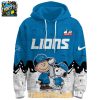 Detroit Lions Peanuts & Snoopy Charlie Browns Winter 2025 Hoodie T Shirt