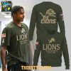 Detroit Lions Salute To Service 2025 Sine 1934 Military Duty Hoodie T Shirt