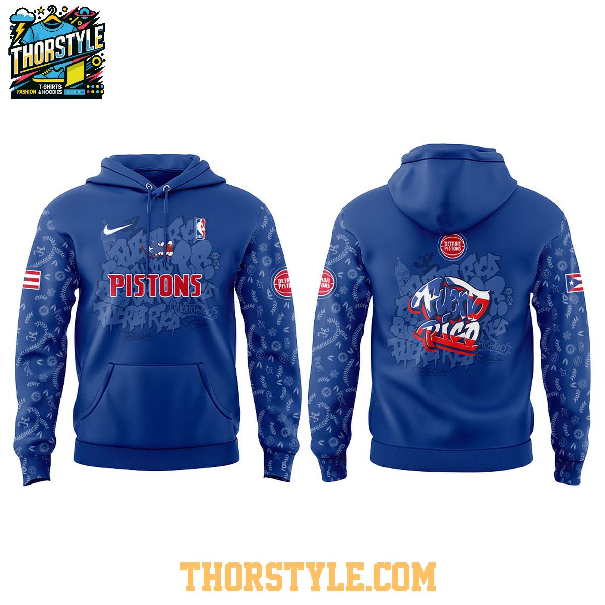 Detroit Pistons Puerto Rican Heritage Root And Culture 2025 Hoodie T-Shirt Detroit Pistons Puerto Rican Heritage Root And Culture 2025 Hoodie T-Shirt