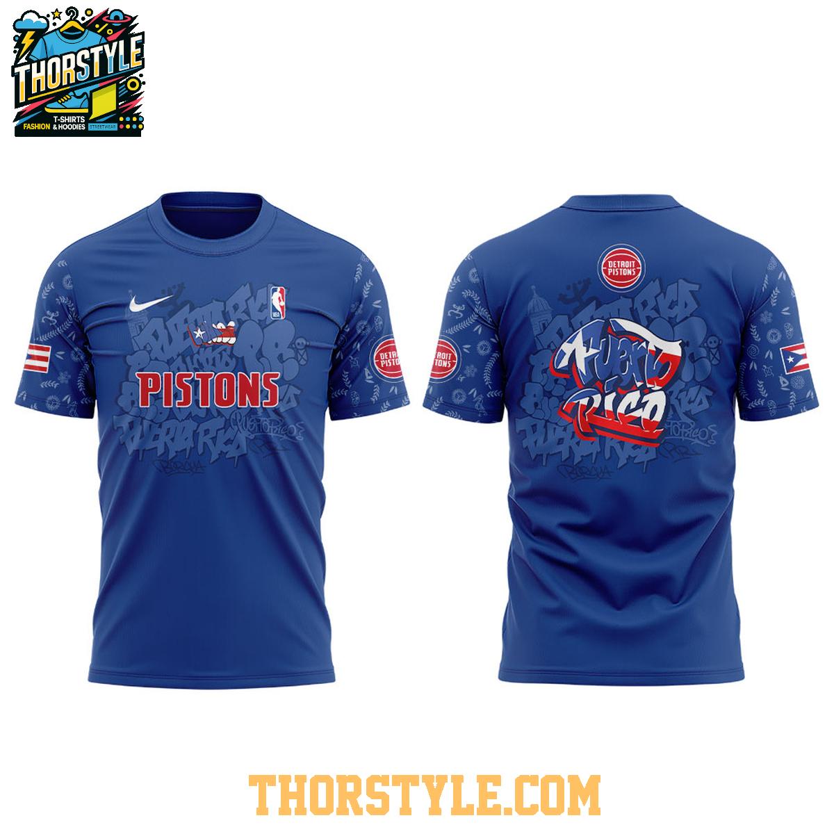 Detroit Pistons Puerto Rican Heritage Root And Culture 2025 Hoodie T-Shirt Detroit Pistons Puerto Rican Heritage Root And Culture 2025 Hoodie T-Shirt
