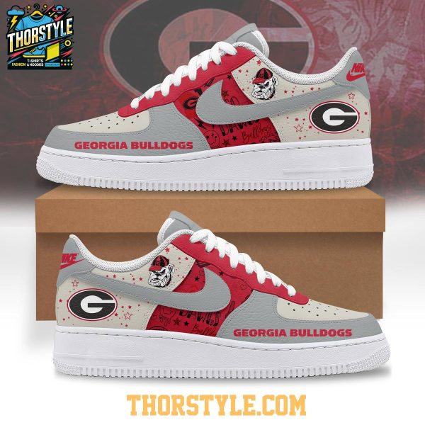 Georgia Bulldogs 2025 Between The Hedges Personalized Air Force 1 Shoes
