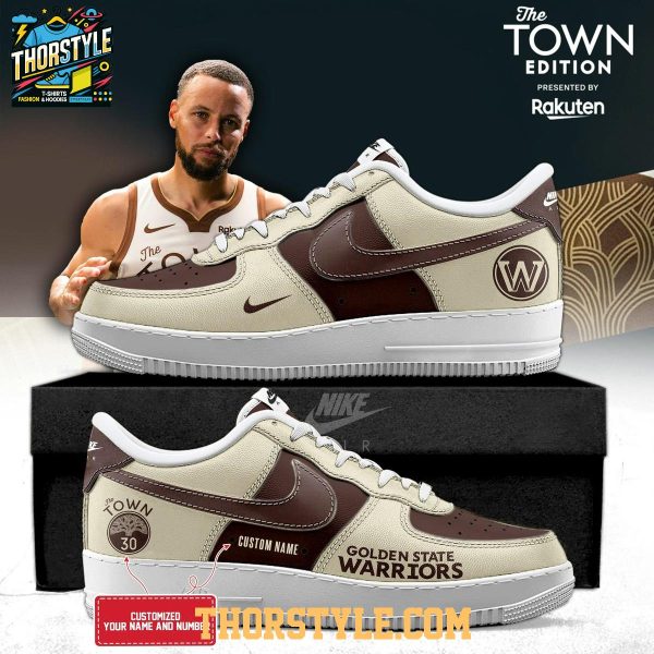 Golden State Warriors 2025 The Town Of Stephen Curry Air Force 1 Shoes