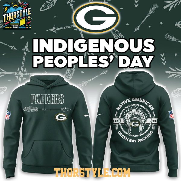 Green Bay Packers Native American Indigenous People’s Day 2025 Hoodie T-Shirt Green Bay Packers Native American Indigenous People’s Day 2025 Hoodie T-Shirt