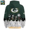 Green Bay Packers Peanuts & Snoopy Charlie Browns Winter 2025 Hoodie T Shirt