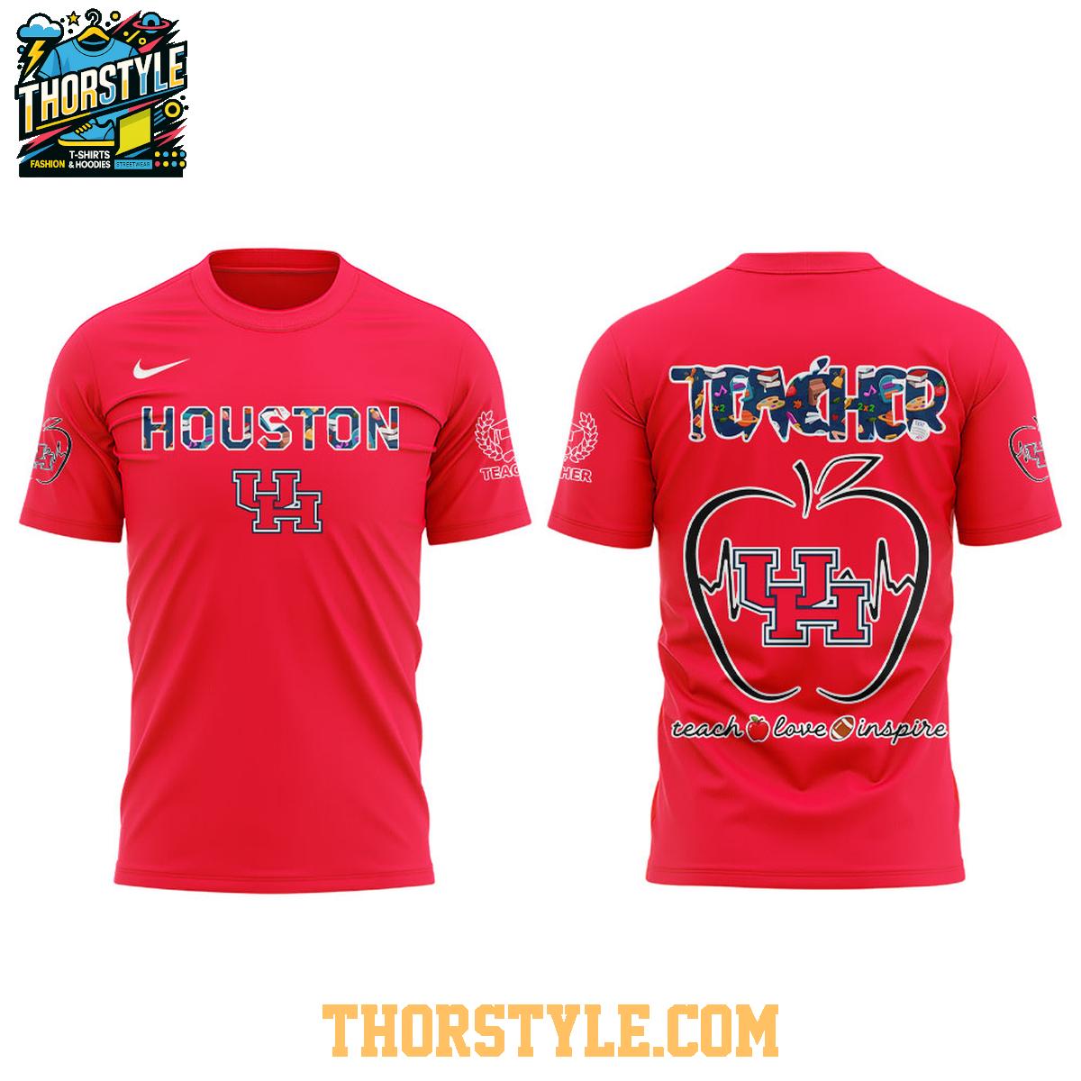 Houston Cougars Teachers 2025 Day Of Appreciation Hoodie T-Shirt Houston Cougars Teachers 2025 Day Of Appreciation Hoodie T-Shirt