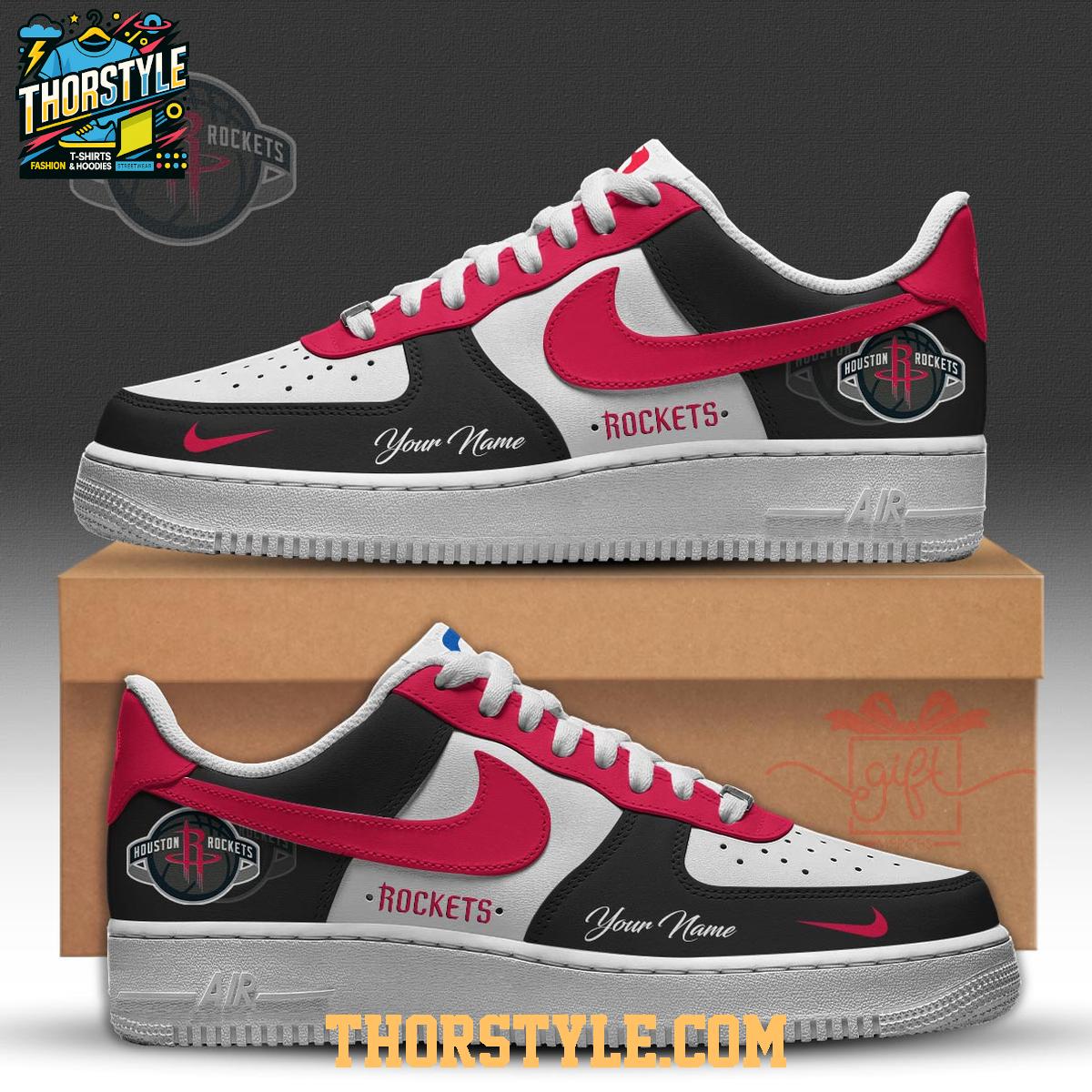 Houston Rockets 2025 NBA Championship Personalized Air Force 1 Shoes Houston Rockets 2025 NBA Championship Personalized Air Force 1 Shoes