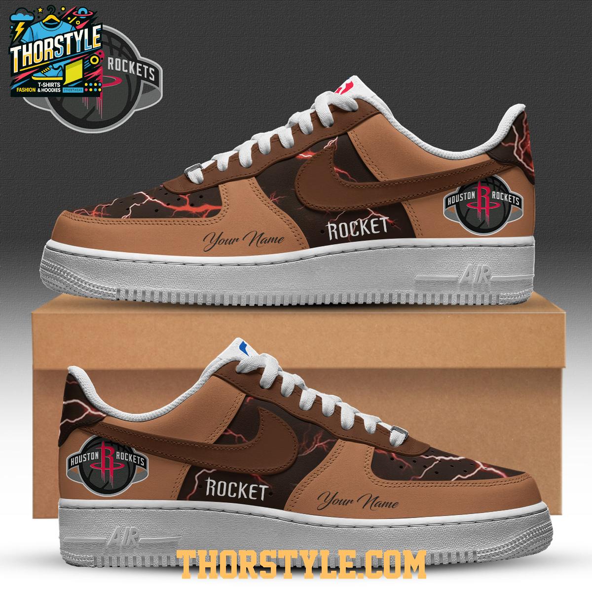 Houston Rockets Travis Scott Tasmanian Devil Air Force 1 Shoes 2025 Houston Rockets Travis Scott Tasmanian Devil Air Force 1 Shoes 2025