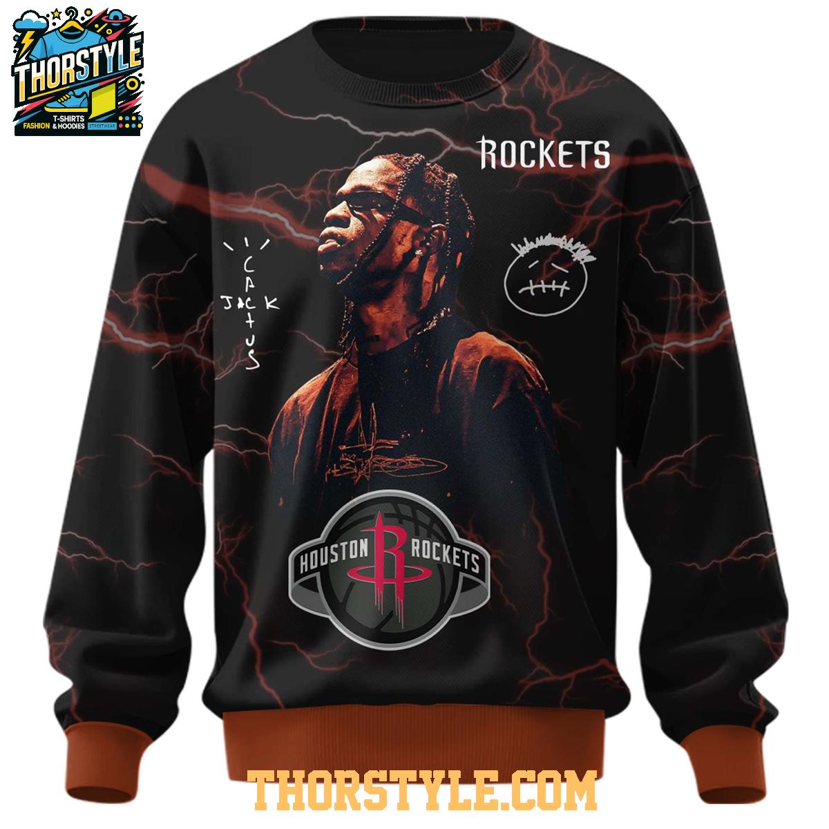 Houston Rockets Travis Scott Tasmanian Devil Colab 2025 Hoodie T-Shirt Houston Rockets Travis Scott Tasmanian Devil Colab 2025 Hoodie T-Shirt