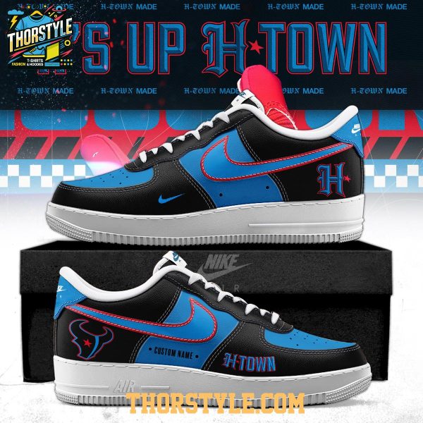 Houston Texans 2025 H-Town Personalized Air Force 1 Shoes Houston Texans 2025 H-Town Personalized Air Force 1 Shoes