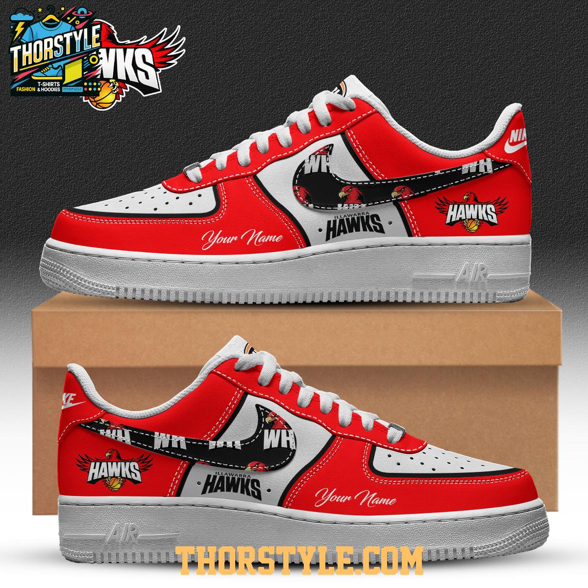 Illawarra Hawks 2025 Stronger Louder Together NBL Personalized Air Force 1 Shoes Illawarra Hawks 2025 Stronger Louder Together NBL Personalized Air Force 1 Shoes