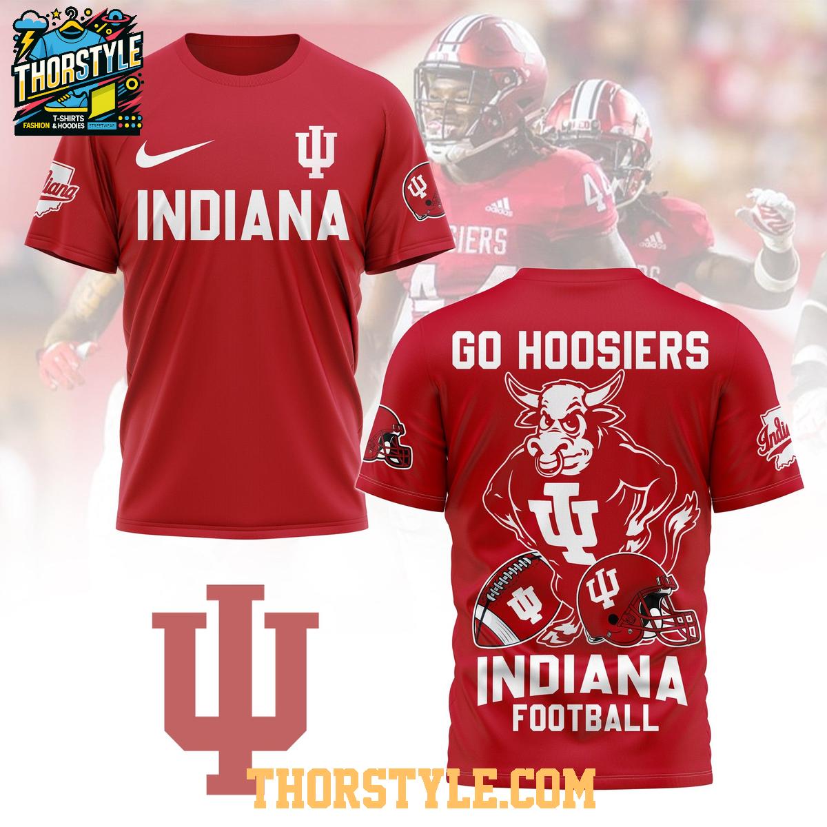 Indiana Hoosiers Football Go Hoosiers Undefeated 2025 Hoodie T-Shirt Indiana Hoosiers Football Go Hoosiers Undefeated 2025 Hoodie T-Shirt