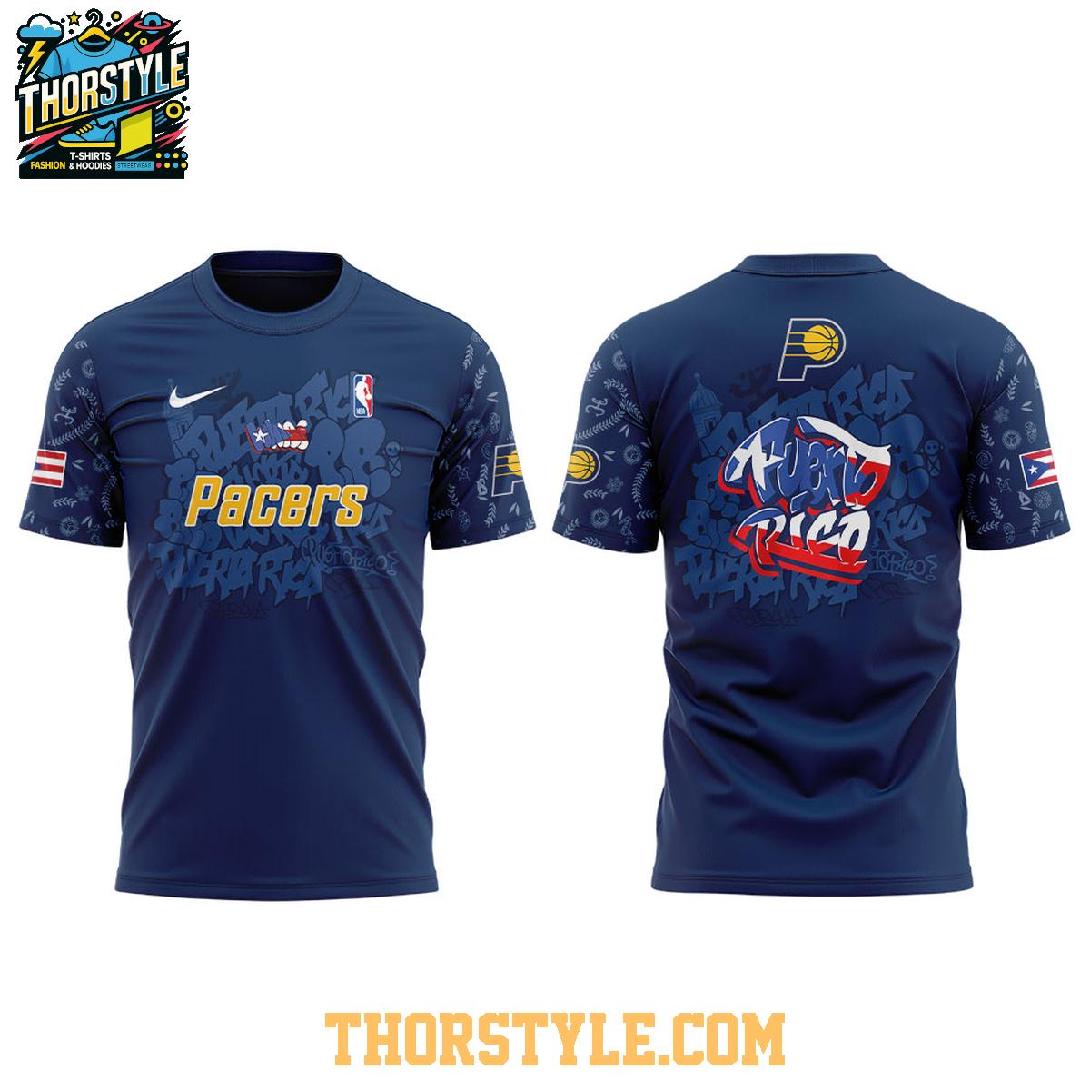 Indiana Pacers Puerto Rican Heritage Root And Culture 2025 Hoodie T-Shirt Indiana Pacers Puerto Rican Heritage Root And Culture 2025 Hoodie T-Shirt