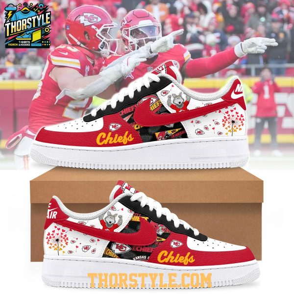 Kansas City Chiefs 2025 Chiefs Kingdom Personalized Air Force 1 Shoes