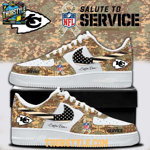 Kansas City Chiefs Salute To Service 2025 Air Force 1 Shoes